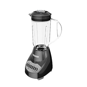BLACK+DECKERE 10-Speed Countertop Blender with 48oz Plastic Jar and 4-point Stainless Steel Blade