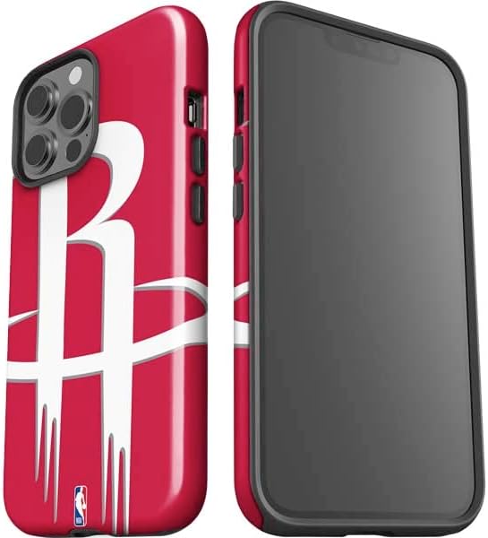 Skinit Impact Phone Case Compatible with iPhone 14 Pro Max - Officially Licensed NBA Houston Rockets Large Logo Design