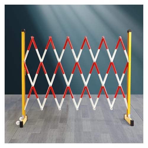 Barricade pliante rétractable 1.2x9m pour sécurité routière - 6