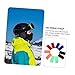 Yardwe 15pairs Multi-Function Snowboard Straps Ski Fixing Bands for Outdoor Sports Wear-Resistant Includes Colors
