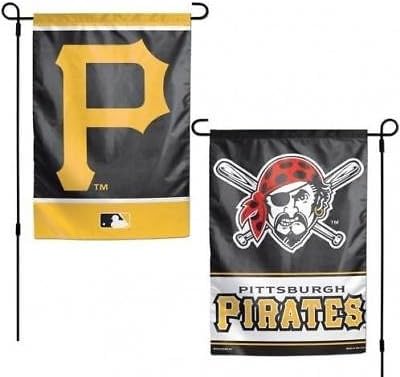 Pittsburgh Pirates MLB 12 x 18" Garden Flag 2 Sided