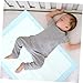 ORFOFE 10pcs Incontinence Eliminating Leak-Proof Count Pee Extra Large Diapers Liners Mats Babies Adults Urine Mat Waterproof Pee or Sky-Blue
