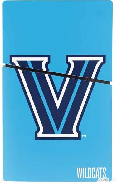 Skinit Decal Gaming Skin Compatible with PS5 Slim Digital Edition Bundle - Officially Licensed Villanova University Wildcats V Large Design
