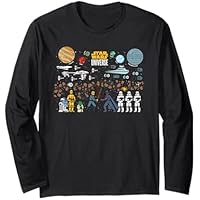 Gráfico ilustrado del universo de Star Wars Manga Larga