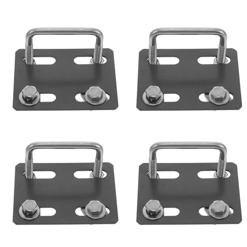 Fixations en U pour porte-bagages de toit kit de supports de montage pour coffre et barres Mikikit