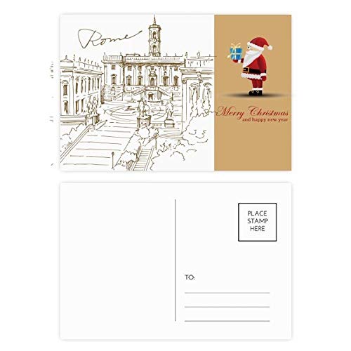 Cartes postales Rome Fontana di Trevi pour vos vœux de Noël