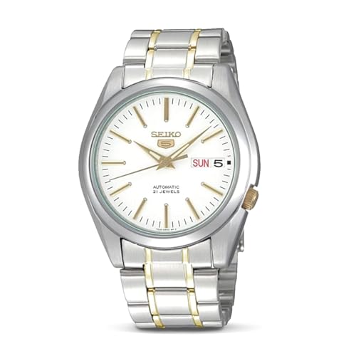 Image of SEIKO Automatic Watch for Men 5-7S Collection - with Day /Date Calendar, Luminous Hands, Stainless Steel Case & Bracelet