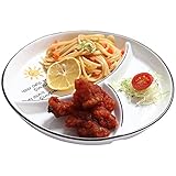 Die Platte ist vertieft und die Suppelleisen sind nicht leicht zu verschütten.