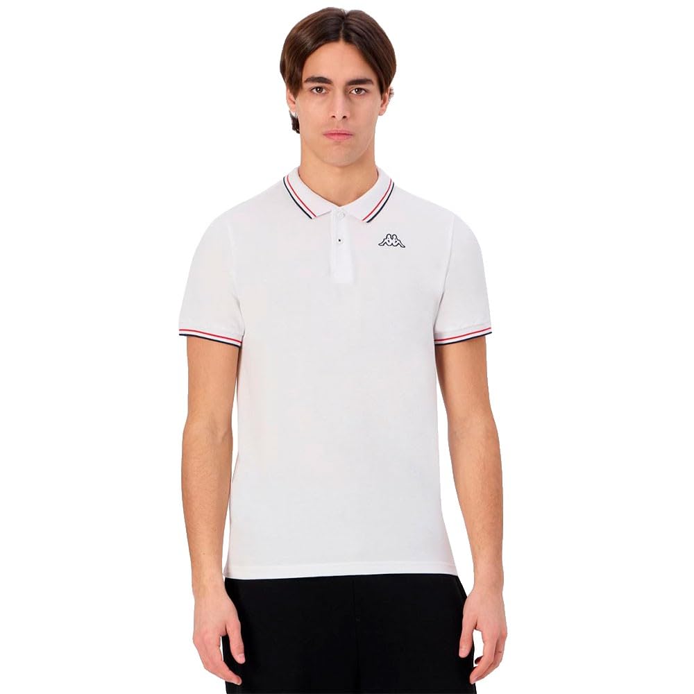 KAPPA Ezio 2 Short Sleeve Polo 2XL White