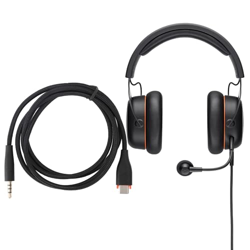 Cable de Audio USB-C a Jack 3.5mm 1.2 m Negro miniatura 1