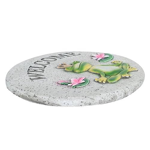 JOINPAYA Piedra De Paso Redonda De Piedra Para Escalones De Césped Adorno Para Césped Para Decorar Jardines y Patios