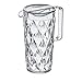 Koziol, Crystal, caraffa da 1,6 l, plastica, Trasparente, 12 x 18 x 24,5 cm, Trasparente, 12 x 18 x 24.5 cm