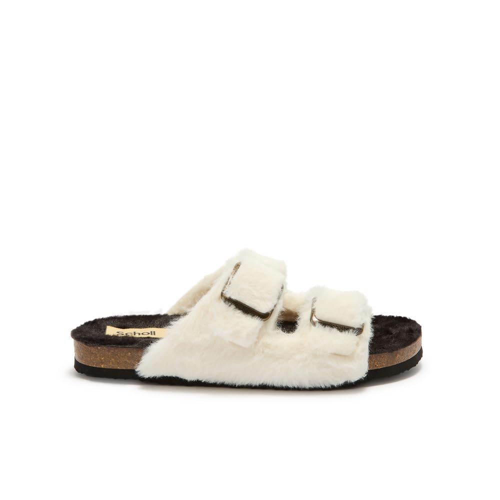Scholl Jackie 2 Straps, Ciabatte Donna, Bianco, 42 EU