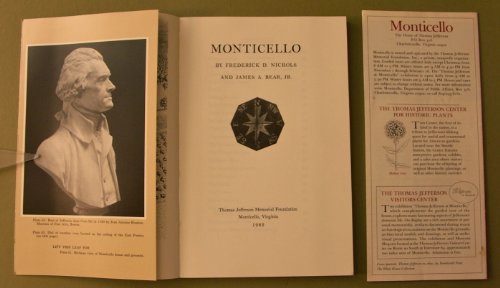 Monticello: A Guidebook by Frederick Nichols an... B000N31KIK Book Cover