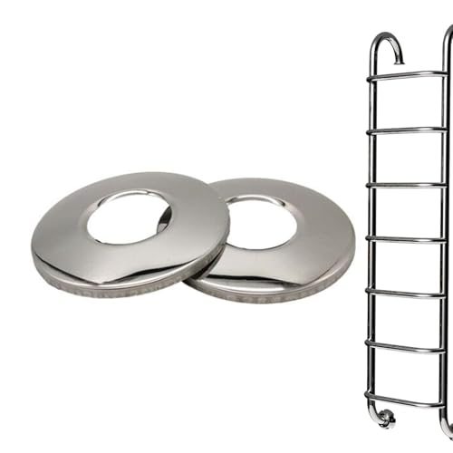 Swimming Pool Ladder Bumpers, 2 Pieces Rubber End Caps, High-Performance Rubber Bumper for Pool Ladder Feet, Durable, Non Slip Pool Accessories for Safety and Cover Protection, Pool Maintenance