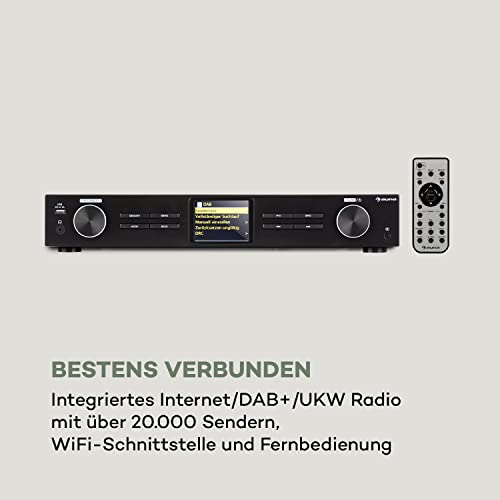 Auna iTuner HiFi-Tuner Receiver für Internet-Radio und FM Radio
