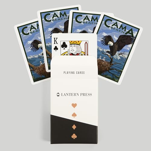 Baraja Poker Cama Beach State Park Washington 52 Cartas miniatura 6