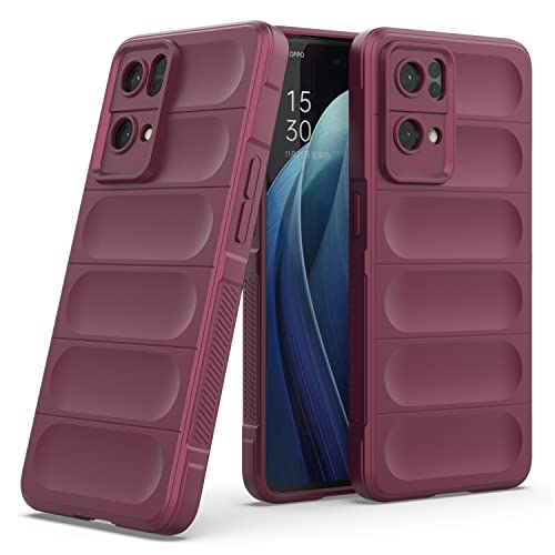 Amazon Brand - Solimo Mobile Cover for Oppo Reno7 Pro 5G (Silicone_Plum)
