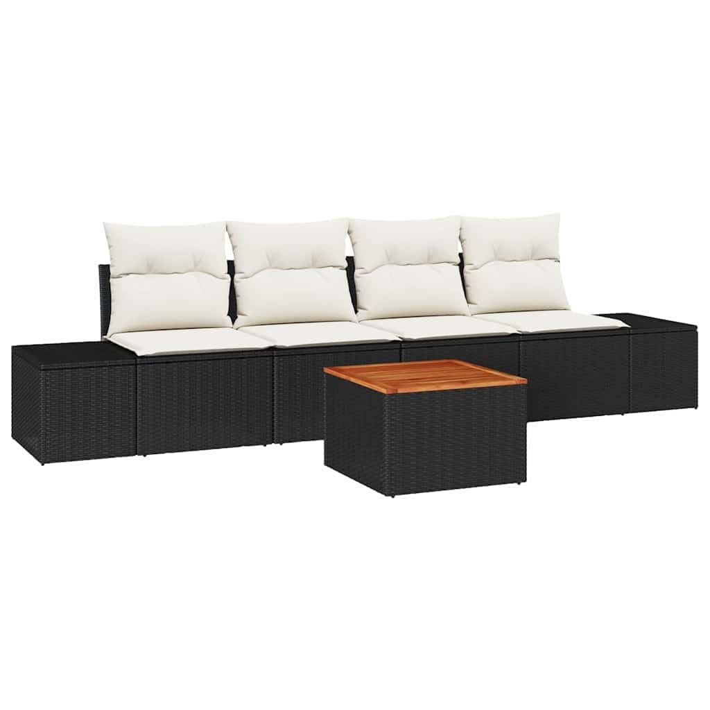 Canapé de jardin en polyrotin au design modulaire élégant et épuré