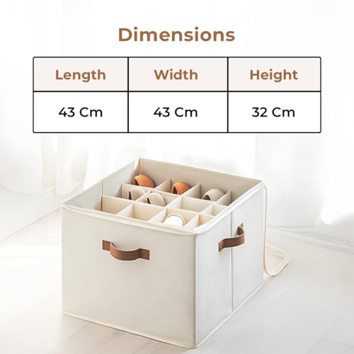 Image of HomeEssentials Multipurpose Transparent Storage Box with Handles - Clear, Foldable Organizer for Blankets, Comforters, Clothes, Shoes & Bedroom Storage. (Pack of 2)