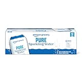 Amazon Grocery, Sparkling Water, Pure, 12 Fl Oz, 12 Cans (Previously Amazon Fresh, Packaging May Vary)