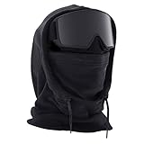 Anon MFI Fleece Helmet Hood Clava, Black W20
