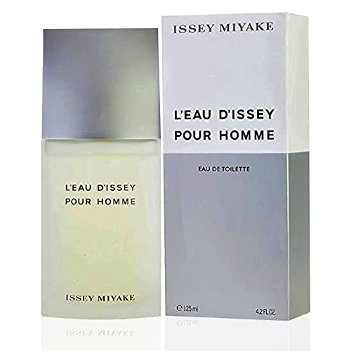 L’eau D’issey Men’s Cologne, 4.2 Oz. Bottle, Authentic Eau De Toilette Spray, Citrus And Spice Fragrance, Rugged Musky Wood Scent Gift Set Pack With Lavender Aromatherapy Soy Wax Candle + Car Air Fresheners + Portable Travel Size Refillable Perfume Atomizer Bottle #TOP2