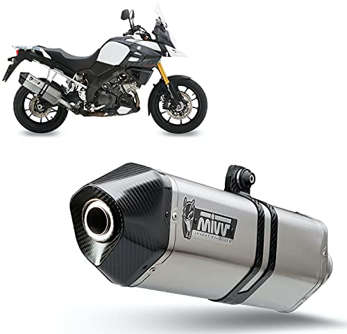 SLIP-ON SUZUKI DL V STROM 1000 2015 SCARICO MIVV TERMINALE SPEED EDGE INOX