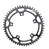 Pathpark Bike Chain Ring 130BCD 50T 52T 54T 56T 58T 5 Bolts Lightweight Narrow Wide Bicycle Chainring(58T Black)