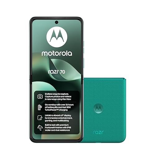 Image of Motorola Razr 70 Sporting Green 8GB 256GB with Co2 offset