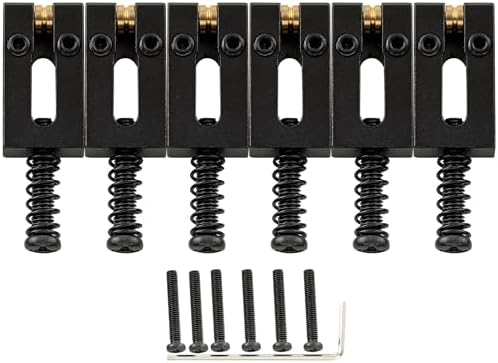 Ponte-Cordiera Cromate 6 Selle, Corde Non Passanti Tele / STRAT - Foto 3