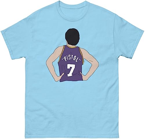 Pete Maravich Pistol Utah Basketball T-Shirt