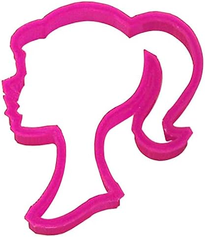 CookieCutterCom Doll Head Cookie Cutter 4 Inch - Hand Made in the USA - Color may vary