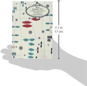 C.R. Gibson Slipcase Journals, Organic Geo, Set Of 3 (JS9-10286) image 5