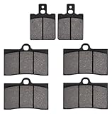 FCEFBGBHJ Delantera Bicicletas para Du&Cati para Bicicletas Calle Discos De Freno para Supersport 400 para Monster 600 Pastillas Freno Delanteras Traseras Doble Disco Motocicleta