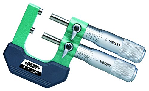 Micromètre de limite Insize 3235-2 mesurant 1 à 2 cm avec une graduation fine de 0,0001 pouce