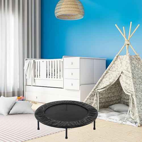 Coussin de sécurité trampoline 40 pouces noir avec 6 trous en mousse Magiclulu - 4