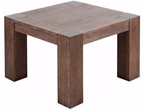 Domus Scandinavia Minnie Mesa de saln, Madera, Braun Gebürstet, 70 x 70 x 40 cm