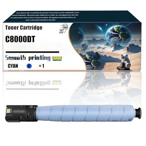Replacement Parts Toner Cartridge C8000DT Compatible with Xerox VersaLink C8000W C8000DT Printers, Contains Chip and Clear Printing (Cyan) -  LSSF