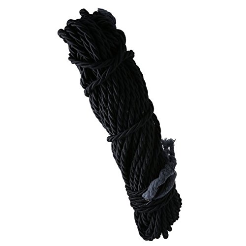 Black Rope Guard AOW ATTRACTIVE OFFER WORLD Leg Guard Rope, Extra Long 28 Meters Long ...