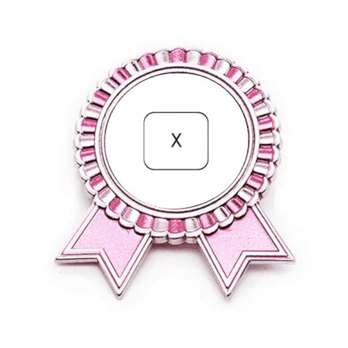 Broche clavier rose Art Déco en métal cadeau idéal pour femme