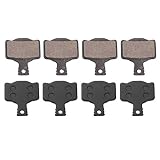 4 Pares de Pastillas de Freno de Disco de Bicicleta MTB Pastillas de Freno de Disco hidr¨¢ulico de Bicicleta Piezas de Repuesto Bloques de Zapatos