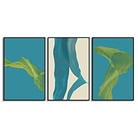 3 Piece Framed Canvas Wall Art Abstract Canvas Prints Home Artwork Decoration for Living Room,Bedroom - 16