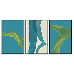 signwin 3 Piece Framed Canvas Wall Art Abstract...