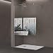 Produktbild Sogood Luxus Duschwand Bremen02DM 140x200 cm Walk-In Dusche mit Stabilisator aus Edelstahl Duschabtrennung aus Echtglas 10mm ESG-Sicherheitsglas inkl. Easy-Clean-Beschichtung