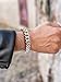 TenrSteel Stainless Steel Fashion Jewelry Bracelet Link Chain Bracelets for Men 8.2 inch Hip Hop Jewelry