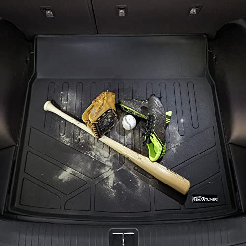 Smartliner All Weather Custom Fit Black Cargo Liner Mat Compatible With 2021-2023 Volkswagen Id.4 #TOP3