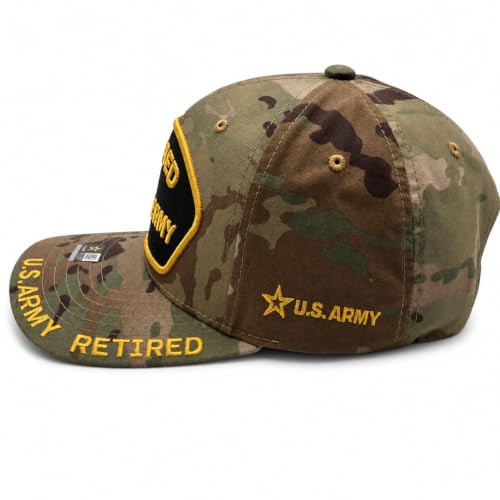 Image of US Army Veteran Hat for Men - Officially Licensed Military Baseball Cap, Gift for Veterans