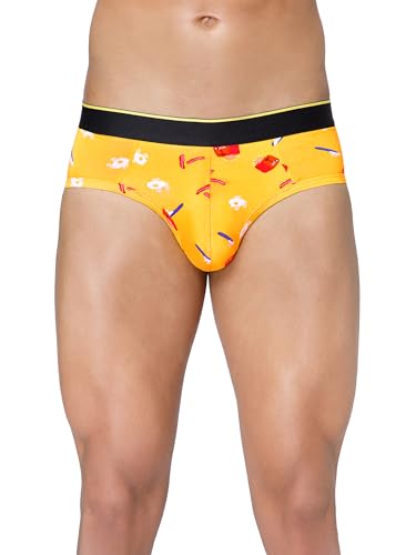 Bummer Printed Micro Modal Briefs Underwear for Men, Featured On Shark Tank, Moisture-Wicking, Stylish Patterns, Lightweight, Breathable, for Everyday Wear, All-Day Comfort