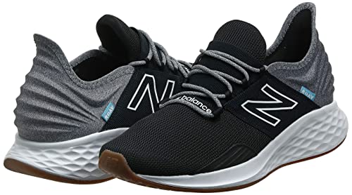 New Balance Men's Fresh Foam Roav V1 Sneaker, Black/Light Aluminum, 10.5 #TOP4